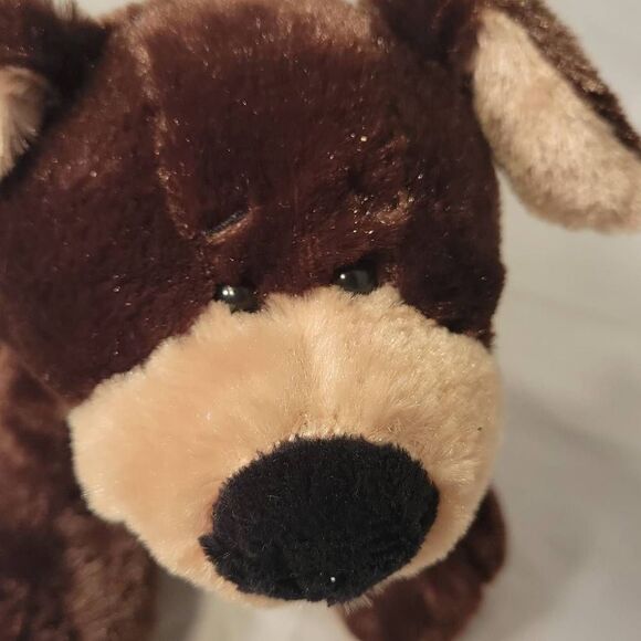 Ganz Webkinz Mocha Pup Plush Stuffed Animal HM348 USED Code Soft Toy 10" Dog - Picture 7 of 13